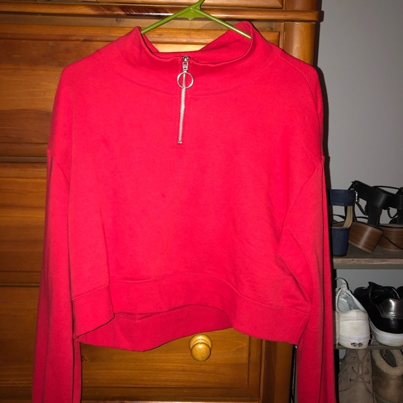 Cropped Quarter Zip - Picture 2 of 3